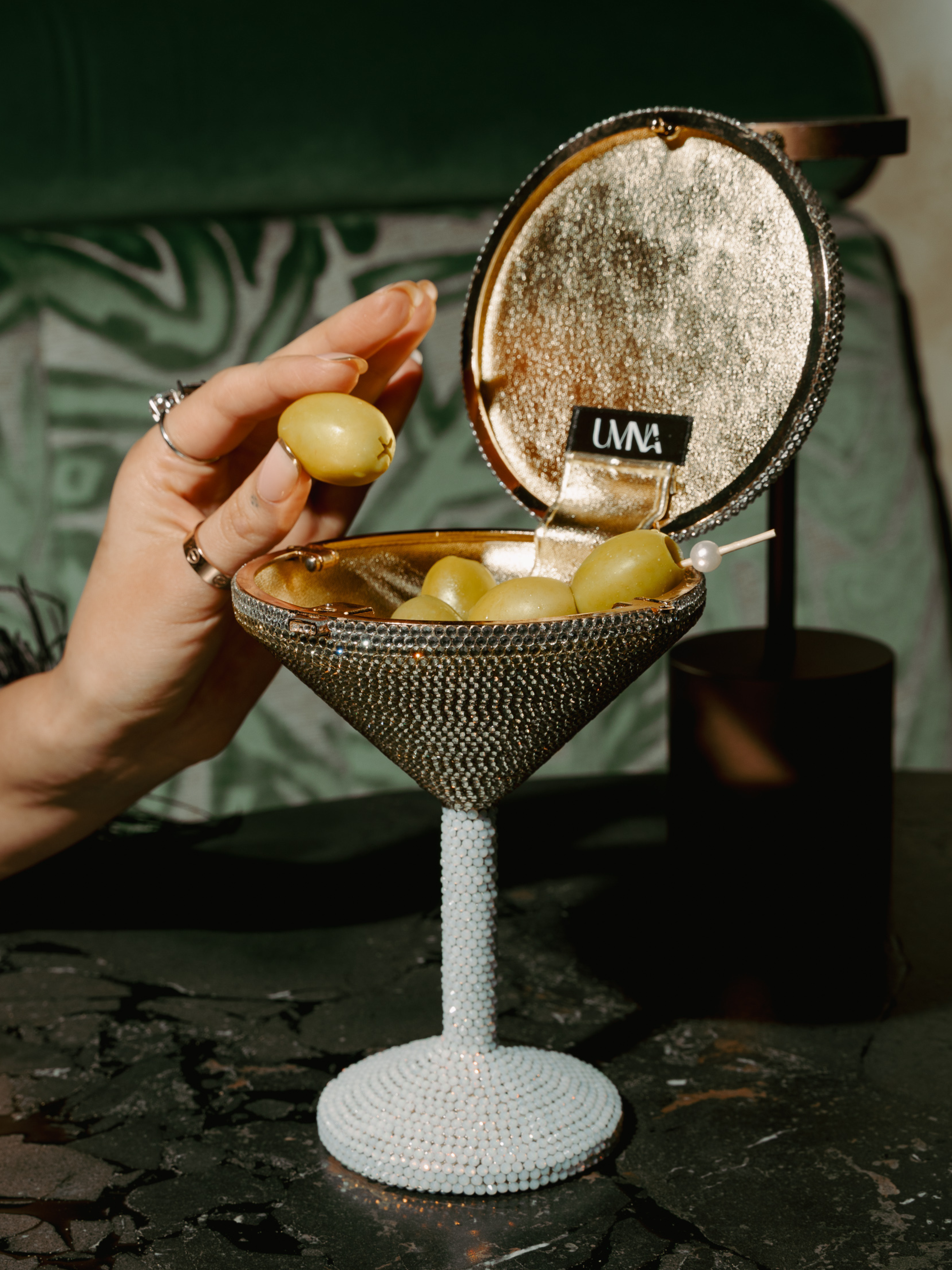 Dripped Dirty Martini