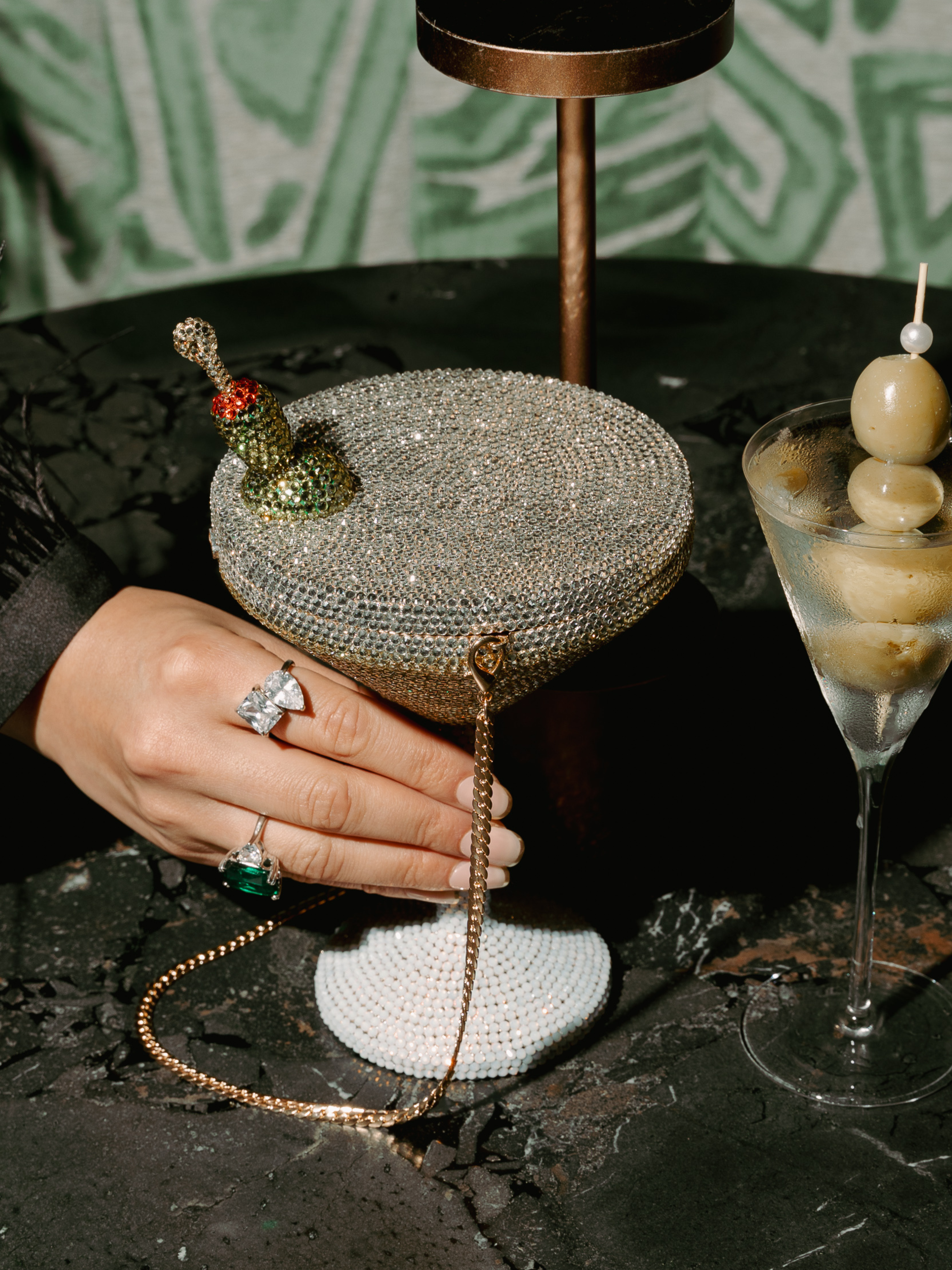Dripped Dirty Martini