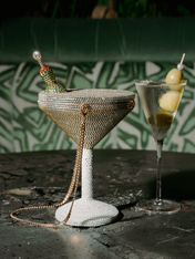 Dripped Dirty Martini