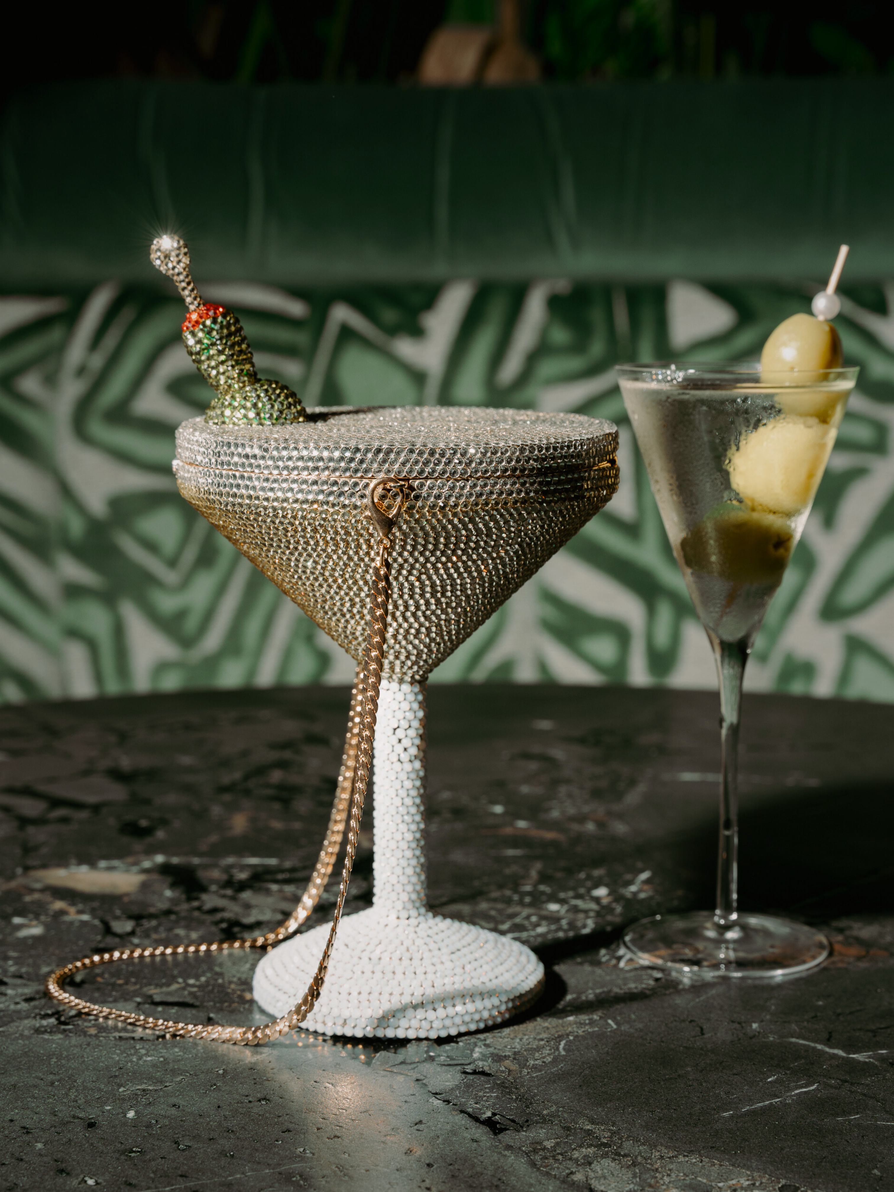 Dripped Dirty Martini